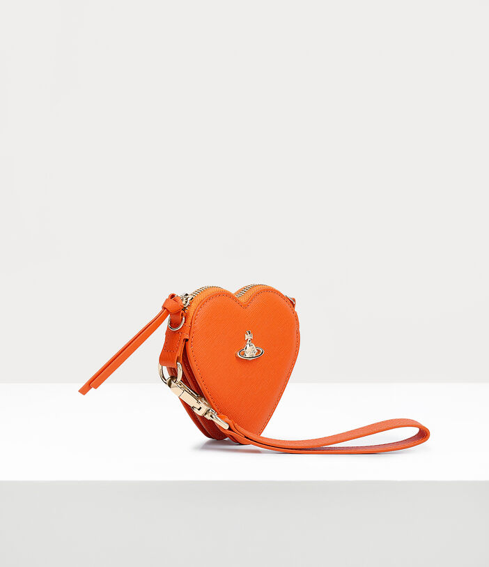 Vivienne Westwood SAFFIANO HEART WRISTLET